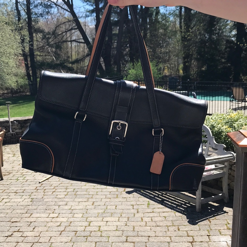 Coach Black Leather